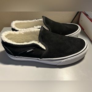 Cozy fleece lined Vans